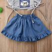 Duopindun New Infant Kid Baby Girl Cow Print Crop Top Denim Jeans Pant Dress Party Clothes duopindun kopen in de aanbieding Duopindun New Infant Kid Baby Girl Cow Print Crop Top Denim Jeans Pant Dress Party Clothes duopindun kopen in de aanbieding
