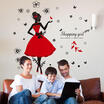 Duopindun New Girl Wall Stickers Home Decorative Decals For Living Room Bedroom Decor duopindun kopen in de aanbieding Duopindun New Girl Wall Stickers Home Decorative Decals For Living Room Bedroom Decor duopindun kopen in de aanbieding