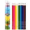 Deli oak wood oat 12 color triangular pole color lead color pencil barrel 6550