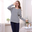 Joy Collection Red Beans Home Ladies Pajamas Springevening Cotton Long Sleeved Round Neck Sets Of Fashion Stripes Clothing Suit 1110 Possession Of Green 160 84A joy collection kopen in de aanbieding Joy Collection Red Beans Home Ladies Pajamas Springevening Cotton Long Sleeved Round Neck Sets Of Fashion Stripes Clothing Suit 1110 Possession Of Green 160 84A joy collection kopen in de aanbieding