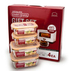 Joy Collection Lock Microwave Cooker Glass Set Fresh Box Four 420Ml 2 740Ml 2 Llg429S004 joy collection kopen in de aanbieding Joy Collection Lock Microwave Cooker Glass Set Fresh Box Four 420Ml 2 740Ml 2 Llg429S004 joy collection kopen in de aanbieding