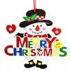 Jie Sheng Christmas decoration Christmas tree gifts creative jewelry window stickers lettering paintings snowman models