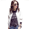 Joy Collection Long Yue Women Korean Fashion Simple Letter Jacket Casual Loose Vest Lwjk172119 White joy collection kopen in de aanbieding Joy Collection Long Yue Women Korean Fashion Simple Letter Jacket Casual Loose Vest Lwjk172119 White joy collection kopen in de aanbieding