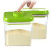 Joy Collection Ykh Ekoa Sealing Tank Large Capacity Milk Powder Moistureproof Tea Pressable Storage Box 15L Apple Green 2 Pack joy collection kopen in de aanbieding Joy Collection Ykh Ekoa Sealing Tank Large Capacity Milk Powder Moistureproof Tea Pressable Storage Box 15L Apple Green 2 Pack joy collection kopen in de aanbieding