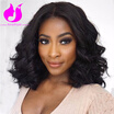 Amethyst Natural Wave Full Lace Wigs Grade 8A Virgin Brazilian Human Hair Bob amethyst kopen in de aanbieding