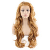 Iwona Synthetic Hair Lace Front Long Wavy Highlight Blonde Wig iwona kopen in de aanbieding