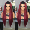 Platinum Cheap 130 Density 24Inch Ombre Red Brazilian Human Hair Silky Straight Full Lace Wigs Burgundy Front platinum kopen in de aanbieding Platinum Cheap 130 Density 24Inch Ombre Red Brazilian Human Hair Silky Straight Full Lace Wigs Burgundy Front platinum kopen in de aanbieding