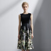 Joy Collection Marc Rebecca Elegant Print Stitching Sleeveless S Shaped Dress 72006E Black Printing S Code joy collection kopen in de aanbieding Joy Collection Marc Rebecca Elegant Print Stitching Sleeveless S Shaped Dress 72006E Black Printing S Code joy collection kopen in de aanbieding