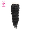Ys Hair Brazilian Deep Wave Closure 4X4 Human Lace Free Part Top Piece Virgin ys hair kopen in de aanbieding