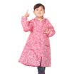 Meow tiger waterproof children cute Tiggo rucksack with bag raincoat poncho 6610 pink M code