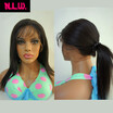 Nlw 10A Frontal Lace Wigs Silky Straight Glueless Peruvian Virgin Human Hair nlw kopen in de aanbieding