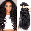 Iueenly 3 Bundles Mongolian Kinky Curly Hair Virgin Wet And Wavy Human Afro iueenly kopen in de aanbieding