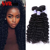Iueenly 7A Indian Virgin Hair Deep Wave 3 Bundles Curly Human Extensions iueenly kopen in de aanbieding