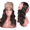 Bhf Hair Virgin Indian Curly Lace Frontal Body Wave 360 Wigs 180 Density Natural Hairline bhf kopen in de aanbieding