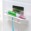 Joy Collection Jingdong Supermarket Shuangqing Home Sucker Toothbrush Holder Couple Creative Bathroom Rack Toothpaste Storage Racks Seamless Installation Sq 5029 joy collection kopen in de aanbieding Joy Collection Jingdong Supermarket Shuangqing Home Sucker Toothbrush Holder Couple Creative Bathroom Rack Toothpaste Storage Racks Seamless Installation Sq 5029 joy collection kopen in de aanbieding