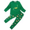 Niños Baby Boy Girls pijamas de dinosaurio conjunto camiseta ropa de dormir ropa de dormir Homewear