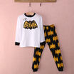 Canis 1Set Baby Kids Boys Batman Long Sleeved Cotton Nightwear Pajamas Set Sleepwear canis kopen in de aanbieding