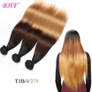 Bhf Hair Virgin Extensions 8A Ombre Brazilian T1B427 Bundle Soft Straight Nice bhf kopen in de aanbieding