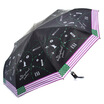 Joy Collection Paradise Umbrella Travel Around The World Satin Vinyl Three Fold From Sunny 33180E Black Purple Bar joy collection kopen in de aanbieding Joy Collection Paradise Umbrella Travel Around The World Satin Vinyl Three Fold From Sunny 33180E Black Purple Bar joy collection kopen in de aanbieding