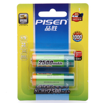 

PISEN (PISEN) аккумуляторная батарея 5 батарей AA NiMH 2500mAh (2 Pack)