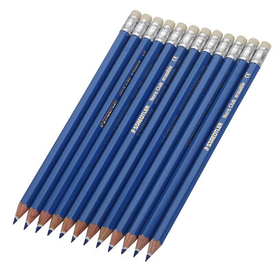 

Staedtler (Staedtler) 14450-3LS стираемой синий карандаш (12)