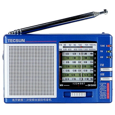 

(Tecsun) R9701 пожилой полнодиапазонный полупроводниковый указатель вторичного преобразования частоты радио (синий)