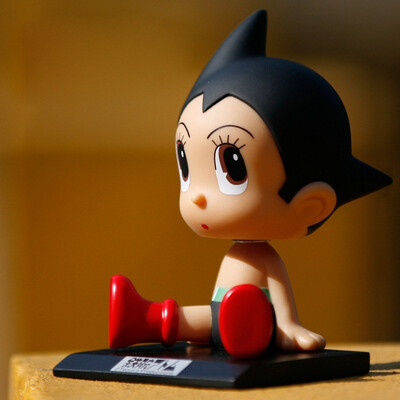 

Astro Boy покачал головой куклы автомобиль украшения автомобиля кукла коллекционное издание пара