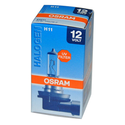 

Osram (OSRAM) Н11 транспортного средства лампы (лампы) долговечность / ближнего света / тумана / освещения поворотов, дальнего света - пластиковая основа