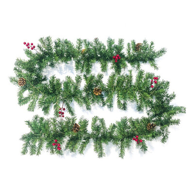 

Christmas Garland For Stairs Fireplaces Garland Decoration Festive Wreath Garland With Flower