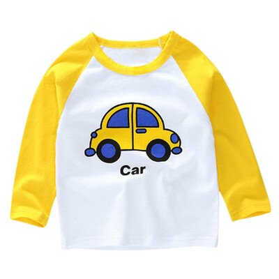 

Cartoon Autumn Shirts Boy Girls Kids Clothing Children T-shirts for Boy Cotton Long Sleeve T Shirts Tops 1-7 Years
