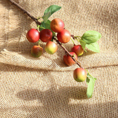 

Artificial Berry Simulation Fruit 4 Color Small Fake Plant Wedding Decoration For Home Hotel Party Table Accessories 1pcs