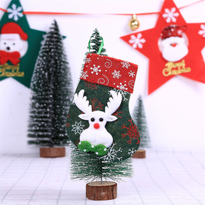 

Tailored Christmas Santa Socks Cute Ornaments Festival Party Xmas Tree Hanging Decoration
