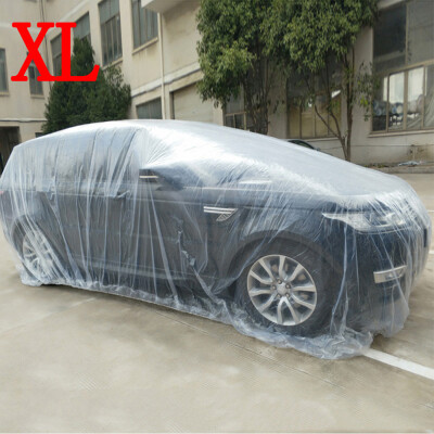 

Plastic Transparent Car Cover Dustproof Waterproof For Body Protector Protection