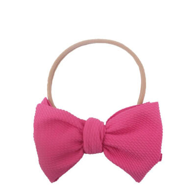 

Cute Baby Soft Hairband Bowknot Headwear Girl Hair Accessories Elastic Band