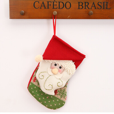 

Tailored Christmas Stocking Mini Sock Santa Claus Candy Gift Bag Xmas Tree Hanging Decor