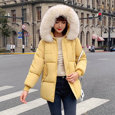 

Toponeto Women Casual LooseThick Long Sleeve Hooded Coat Winter Jacket Cotton Clothes