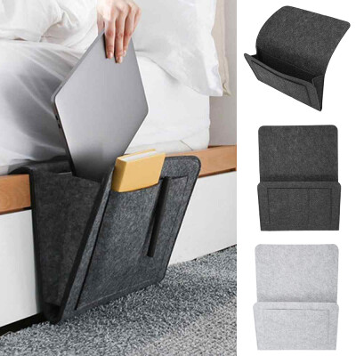 

Felt Bedside Storage Organizer Hanging Caddy Bed Holder Pockets Sofa TV Remote Control Hanging Caddy Couch Big Storage Bag