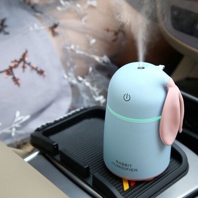 

Gobestart Lamp Humidifier Cute Rabbit LED Humidifier Air Diffuser Purifier Atomizer