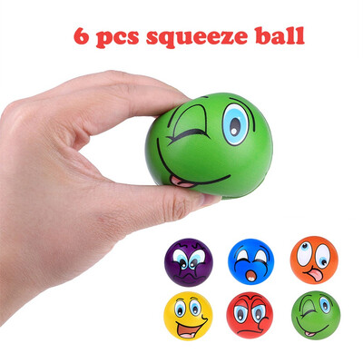 

Gobestart 6pcs Stress Reliever Scented Ball Super Slow Rising Kids Squeeze Toy 63cm