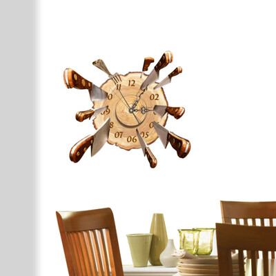

3D Wall Sticker New Wall Clock Sticker DIY STICKER 3D Art Wall Clock Decals Breaking Cracking Office Home Wall Decor Gift