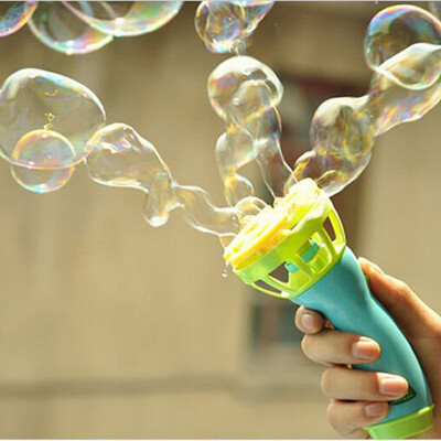 

Funny Electric Bubble Gun Toys Bubble Machine Automatic Bubble Water Gun Essential In Summer Outdoor Children Bubble Blowing Toy