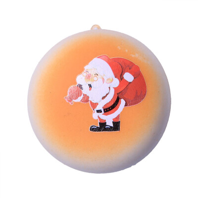 

Gotoamei Hot Santa Claus Bread Slow Rising Scented Relieve Stress Toy Key Pendant