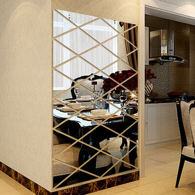 

Siaonvr DIY 3D Stickers Mirror Sticker Home Livingroom Decoration