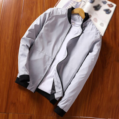 

Men Outwear Bomber Jacket Long Sleeve Zipper Blazer Plus Size Winter Overcoat