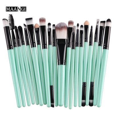 

MAANGE 20PcsKit Makeup Brushes Set Eye Shadow Brow Eyeliner Eyelash Lip Foundation Power Cosmetic Make Up Brush Beauty Tool L8