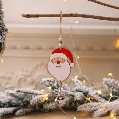 

Gobestart Christmas Ornament Delicate Wooden Snowflake Pendant Christmas Tree