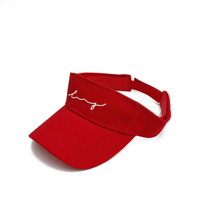 

Empty top cap female Korean version of summer sun-shielding sun hat outdoor sports topless letter embroidered baseball cap man