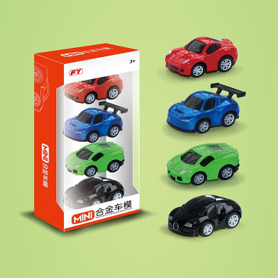 

High Quality Toy Car Alloy Car Cartoon Mini Pullback Model Classic Car Toys Having Different Patterns