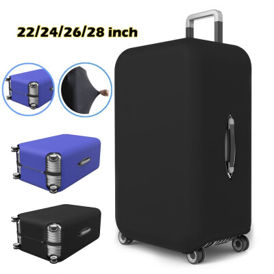 

22"-28" Pure Colour Luggage Cover Case Suitcase Protector Dustproof Covers Protective Case with Zipper Travel Accessories