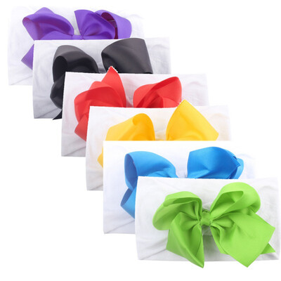 

6Pcs Infant Baby Girl Bowknot Headband Hairband Headwear Decor Gift Bow Headdress Toddler Hair Band Styling Tools Accessories